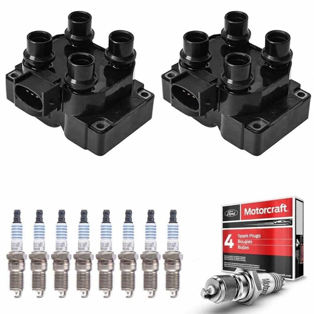 Ignition Coil + Spark Plugs for Mazda B2300 (1994-1997) 2.3L