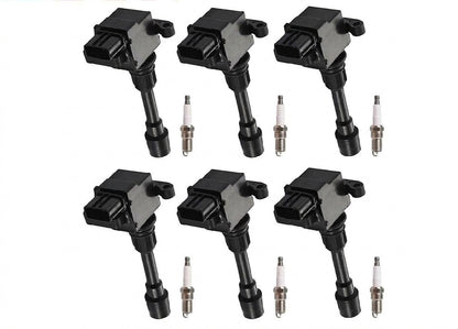 Ignition Coil + Spark Plugs for Mazda Millenia (1995-2002) 2.3L