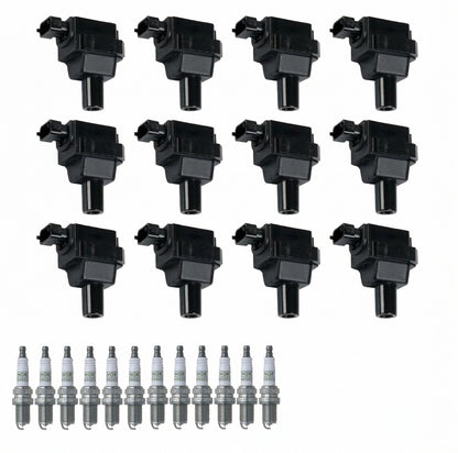 Ignition Coil + Spark Plugs for Mercedes Benz CL-Class (1998-1999) 6.0L