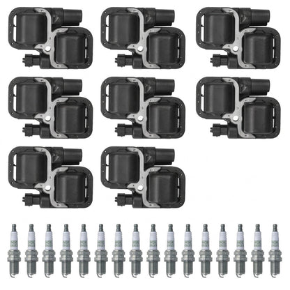Ignition Coil + Spark Plugs for Mercedes Benz CLK-Class (1999-2003) 4.3L