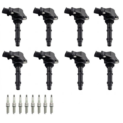 Ignition Coil + Spark Plugs for Mercedes Benz E-Class (2007-2011) 5.5L