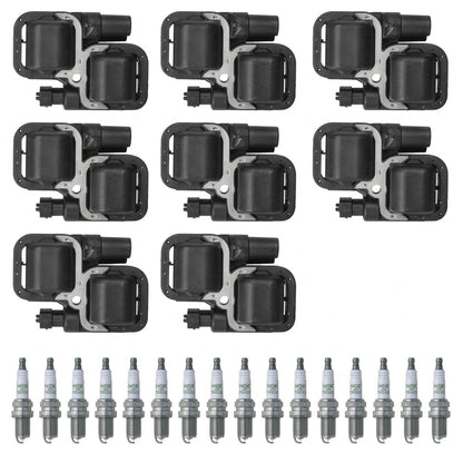 Ignition Coil + Spark Plugs for Mercedes Benz S-Class (2000-2006) 5.0L