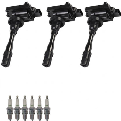 Ignition Coil + Spark Plugs for Mitsubishi Montero (2003-2006) 3.8L