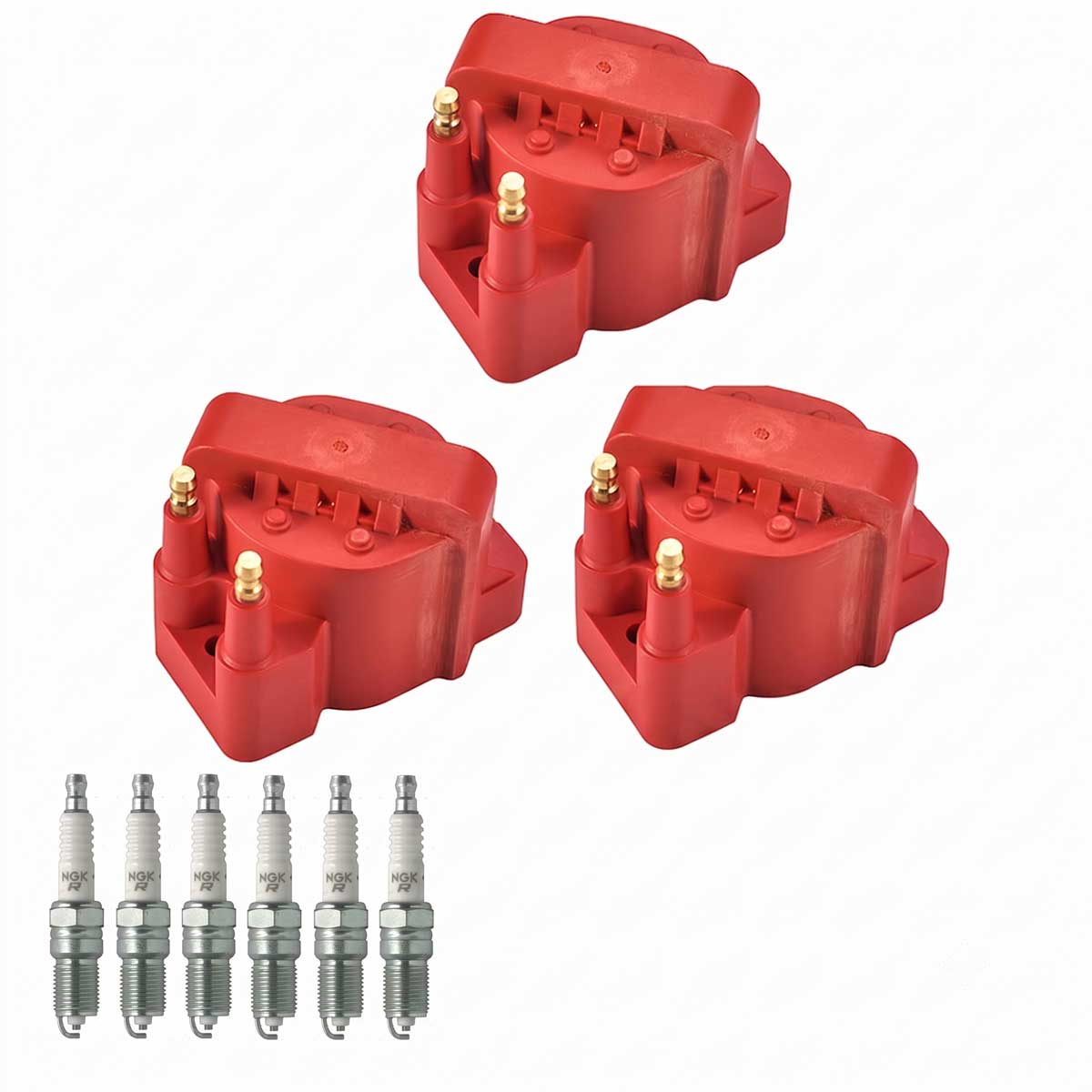 Ignition Coil & Spark Plugs for Oldsmobile Alero (1999-2004) 3.4L V6
