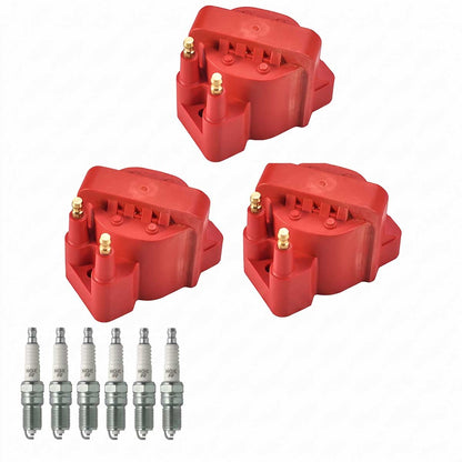 Ignition Coil & Spark Plugs for Oldsmobile Alero (1999-2004) 3.4L V6