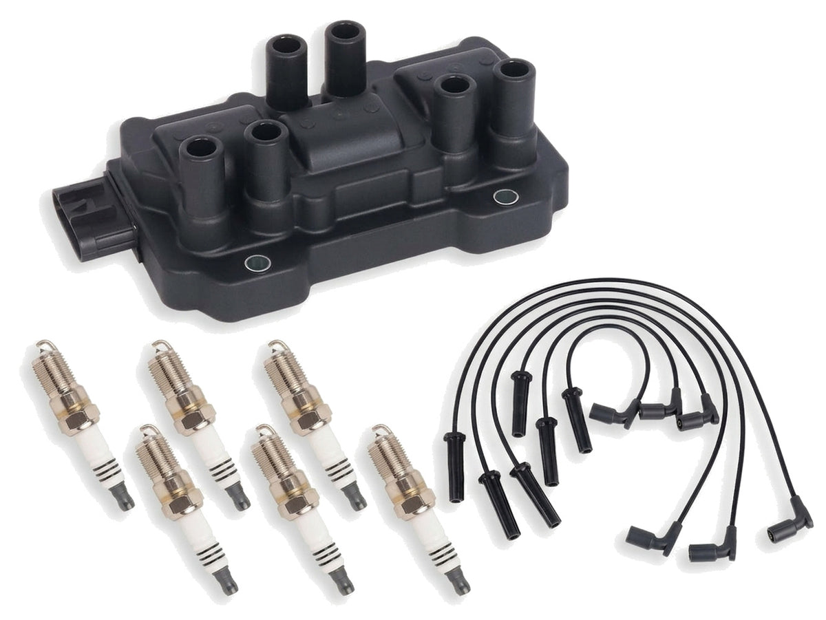 Ignition Coil + Spark Plugs for Saturn Relay (2006-2007) 3.9L