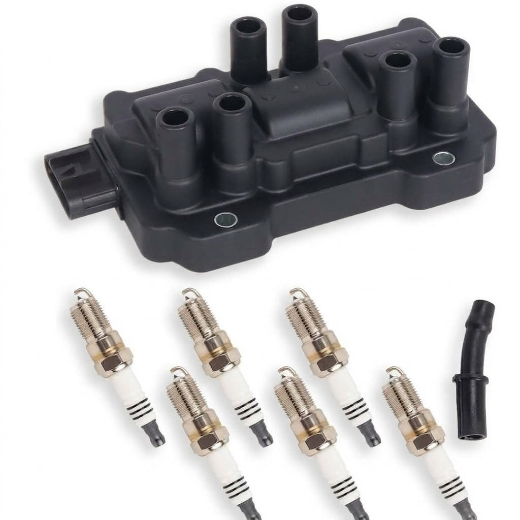 Ignition Coil + Spark Plugs for Saturn Relay (2006-2007) 3.9L