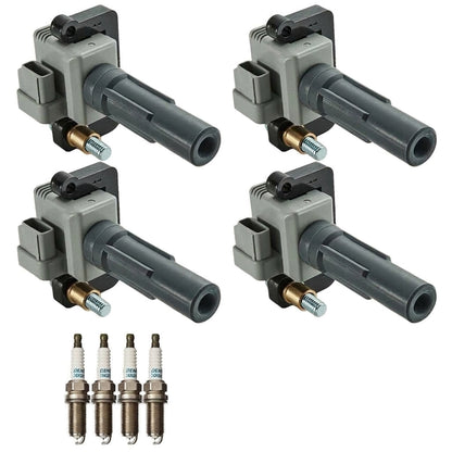 Ignition Coil + Spark Plugs for Subaru WRX STI (2005-2007) 2.5L