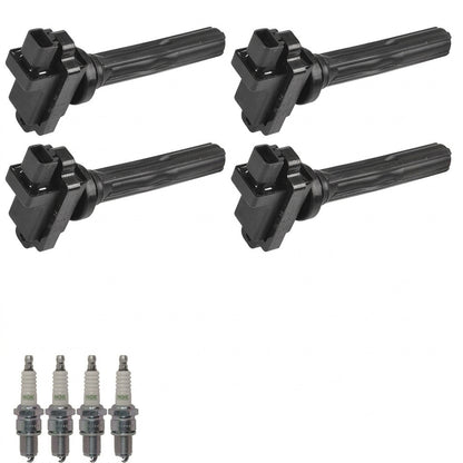 Ignition Coil + Spark Plugs for Suzuki Sidekick (1996-1997) 1.8L