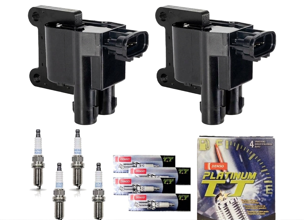Ignition Coil + Spark Plugs for Toyota 4Runner (1997-1998) 2.7L