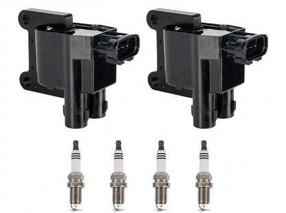 Ignition Coil + Spark Plugs for Toyota RAV4 (1998-2000) 2.0L