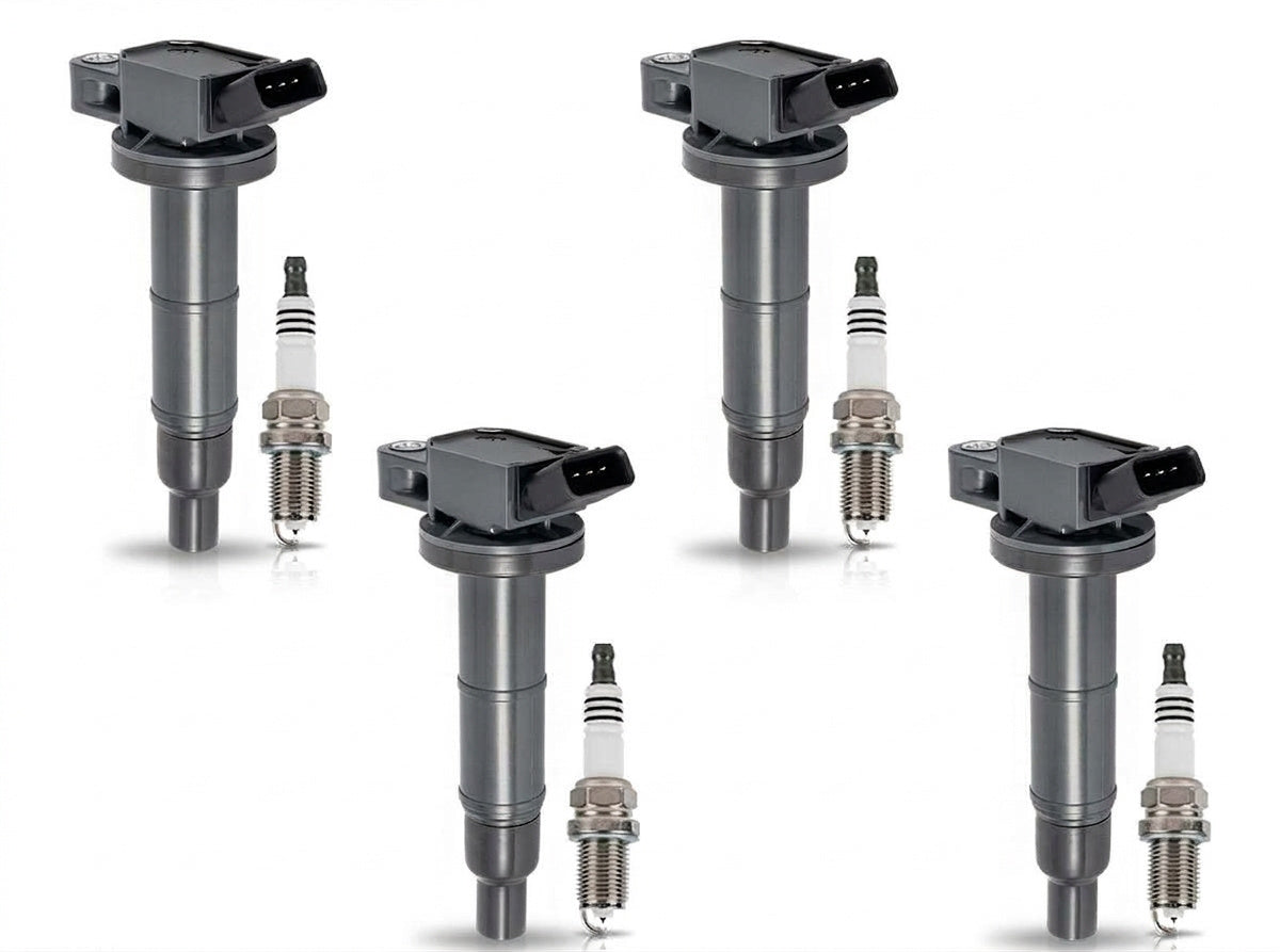 Ignition Coil + Spark Plugs for Toyota RAV4 (2001-2003) 2.0L
