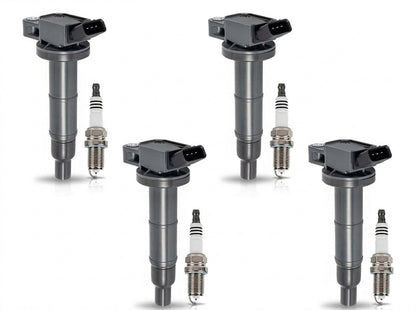 Ignition Coil + Spark Plugs for Toyota RAV4 (2001-2003) 2.0L
