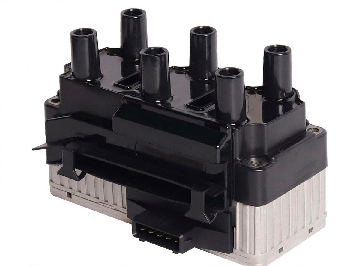 Ignition Coil + Spark Plugs for Volkswagen Corrado (1993-1994) 2.8L