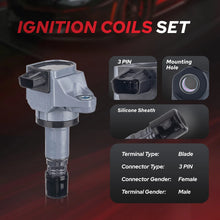 Ignition Coils & Iridium Spark Plugs for Acura ILX Honda Civic (2012-2015) 1.8L