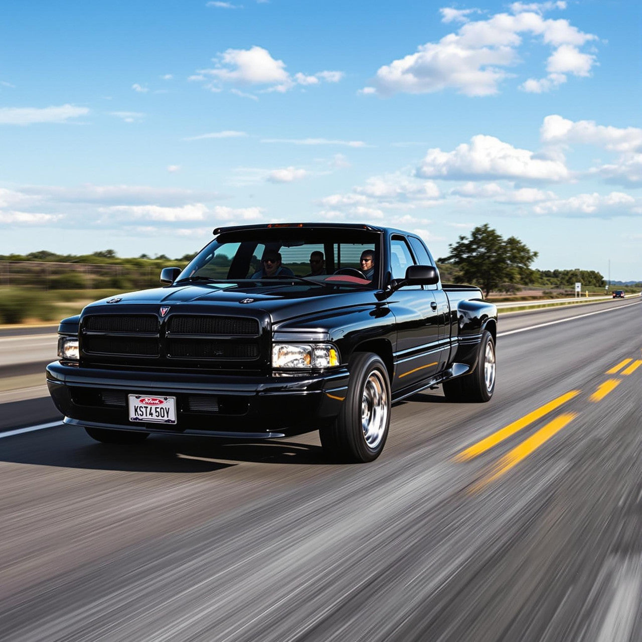 Cold Air Intake for Dodge RAM 1500 2500 RT (1994-2002) 5.2L/5.9L V8 Engines Black