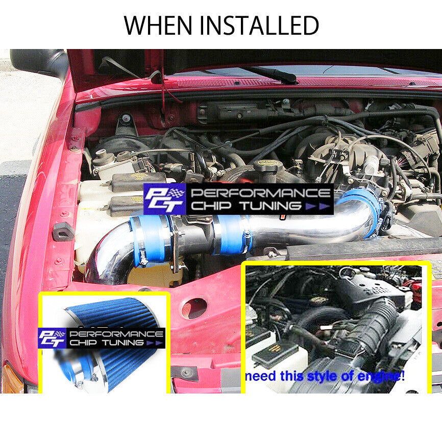 Cold Air Intake for Mazda B4000 (2001-2003) 4.0L V6 Engine - Blue