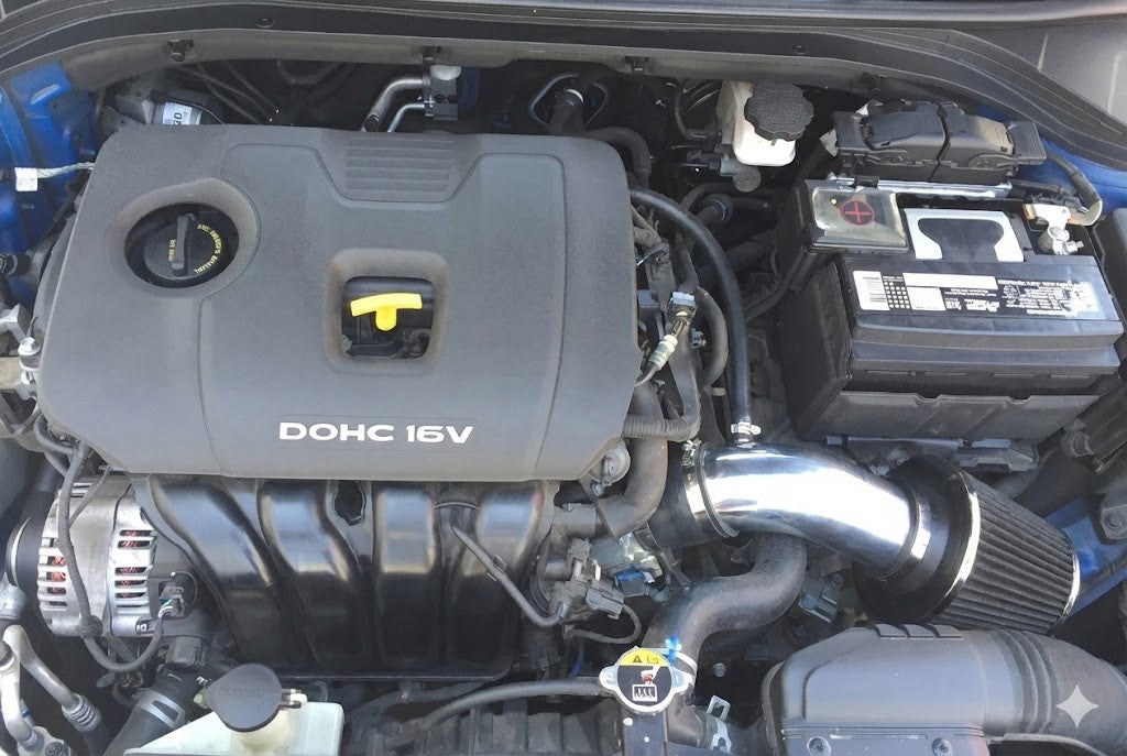 Cold Air Intake for Hyundai Elantra (2011-2017) with 2.0L L4 Engine Black