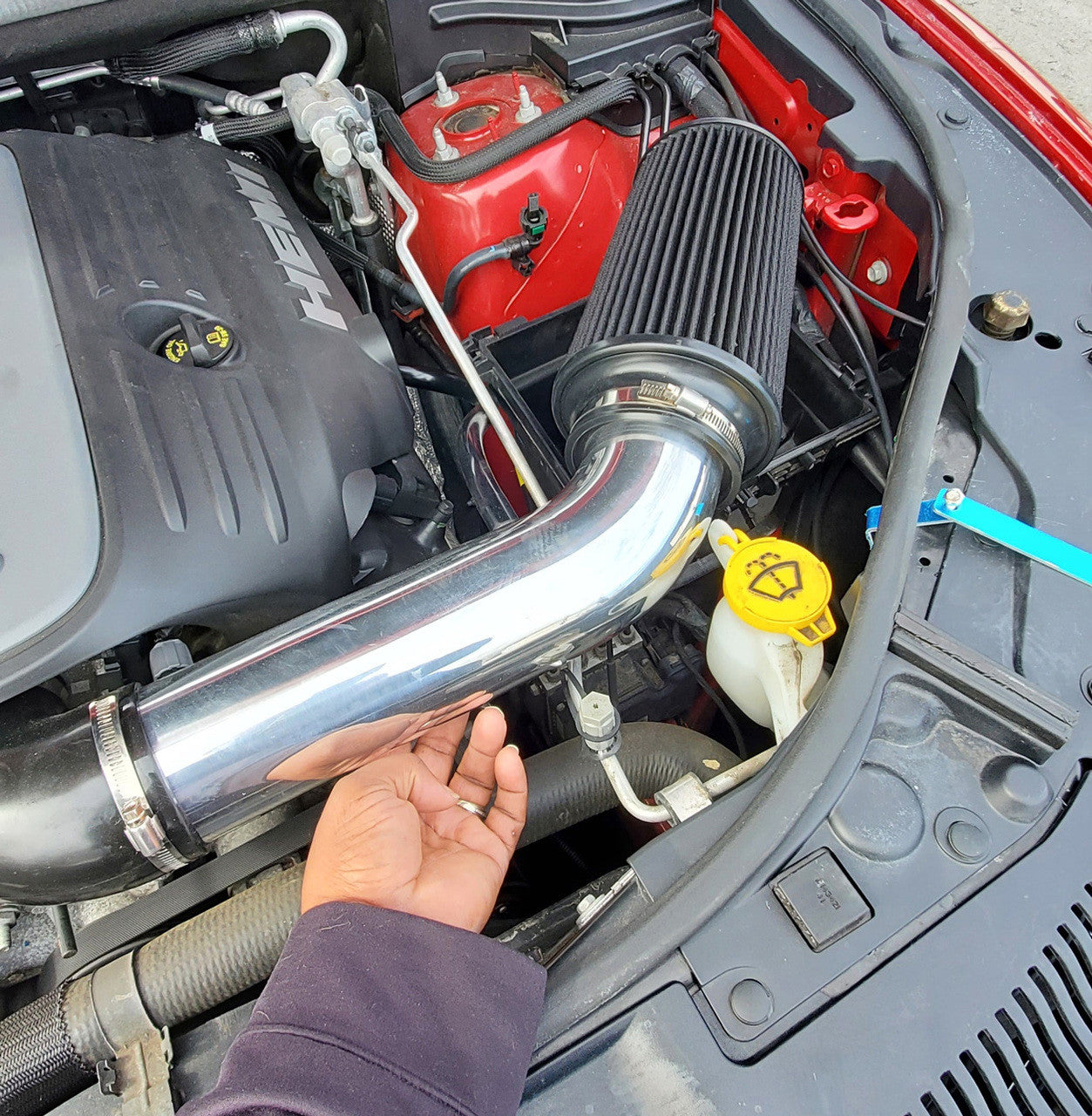 Performance Air Intake For Jeep Grand Cherokee (2011-2019) with 5.7L V8 HEMI Engine Black