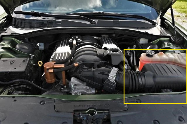 Cold Air Intake Kit for Dodge Charger (2011-2018) with 6.4L V8 Engine Black