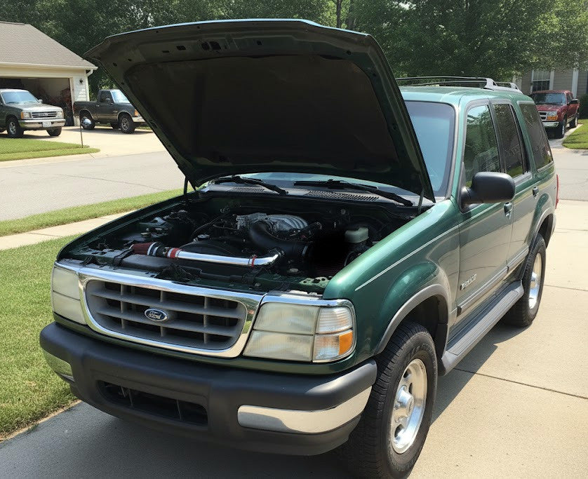 Performance Air intake for Ford Explorer/Ranger (1995-2000) with 4.0L V6 Engine Black