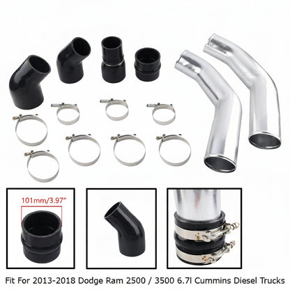 Intercooler Pipe & Boot Kit for Dodge Ram 2500 3500 (2013-2018) 6.7L Diesel  