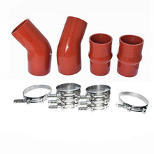 Heavy Duty Silicone Intercooler Boot Kit For Dodge Ram (1994-2002) with 5.9L Diesel Engine RED