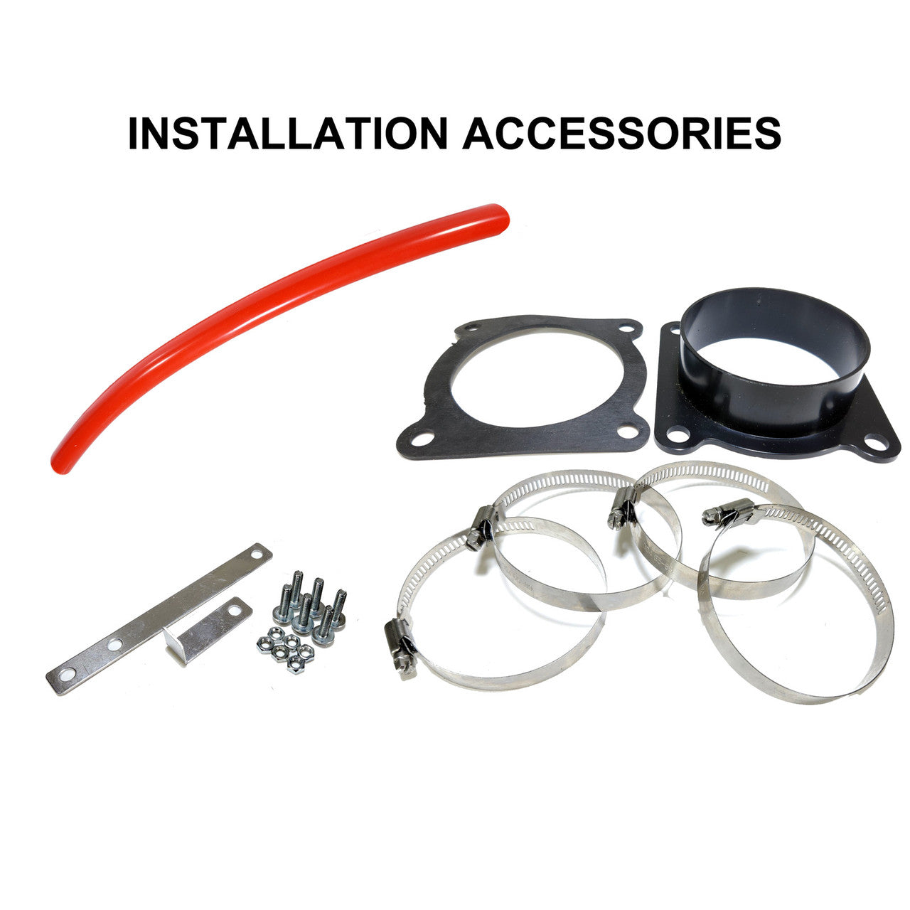 Ram Air Intake Kit for Infiniti G35/FX35 (2003-2006) with 3.5L V6 Engine Black Red