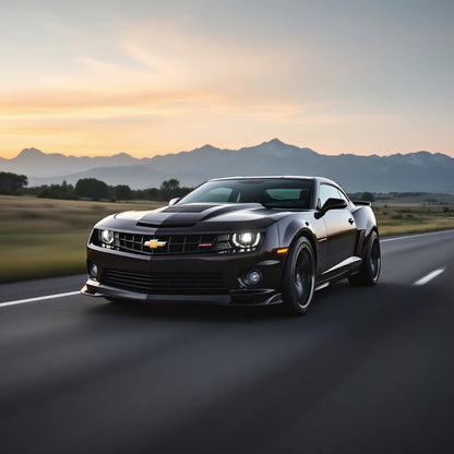 Cold Air Intake for Chevy Camaro SS (2010-2015) 6.2L V8 Engine Chrome/Black