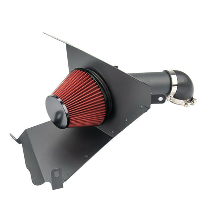 Cold Air Intake W/Heat Shield for Jeep Cherokee XJ (1991-2001) 4.0L Engine Black