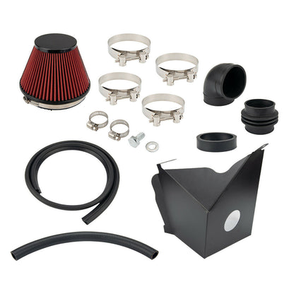 Cold Air Intake W/Heat Shield for Jeep Cherokee XJ (1991-2001) 4.0L Engine Black