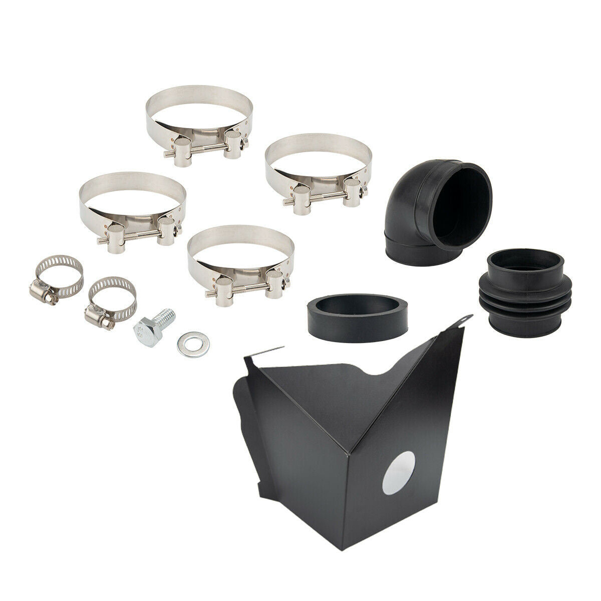 Cold Air Intake W/Heat Shield for Jeep Cherokee XJ (1991-2001) 4.0L Engine Black