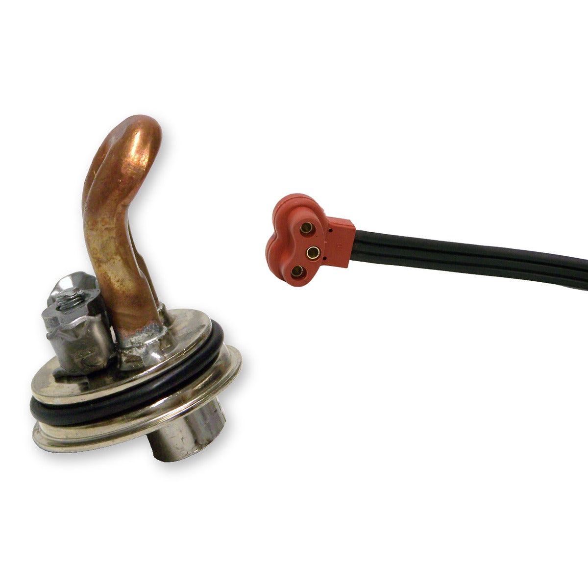 400W freeze plug engine block heater for Kubota V2003, V2003T and V2203 diesel engines with copper element and orange heater cord connector