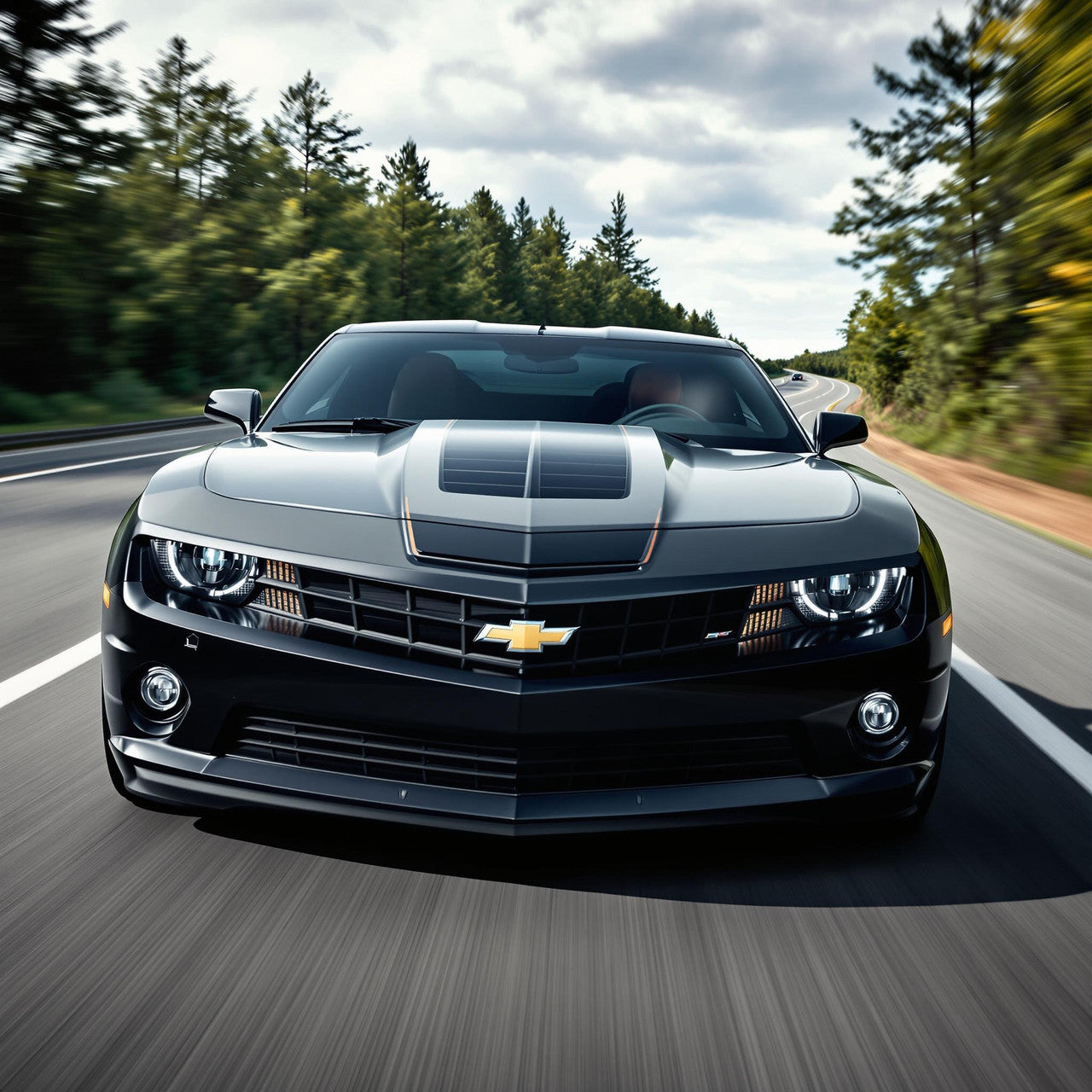 Cold Air Intake Kit for Chevrolet Camaro LS / LT (2012-2015) with 3.6L V6 Engine Red and Black