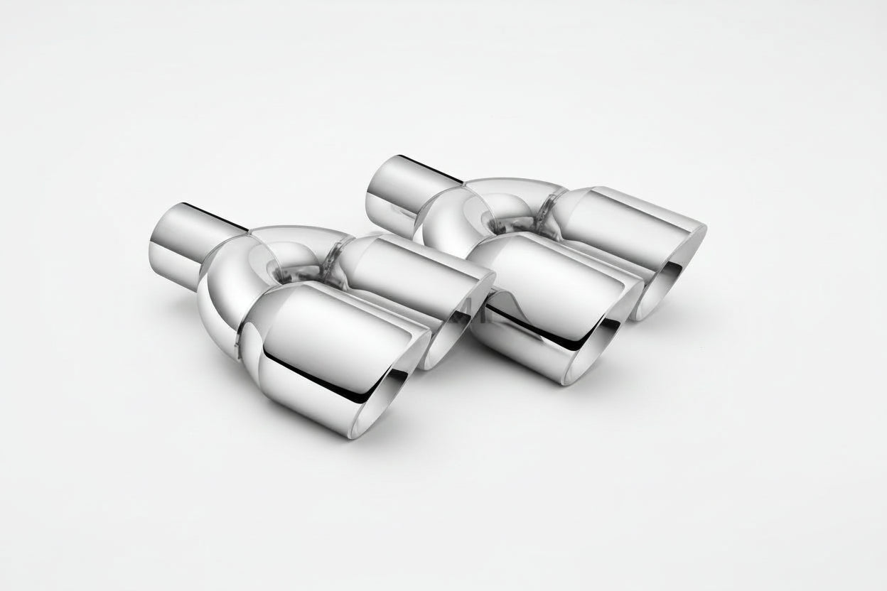 Long Dual Exhaust Pipe Tips for Kia Optima (2011-2020) All Engines