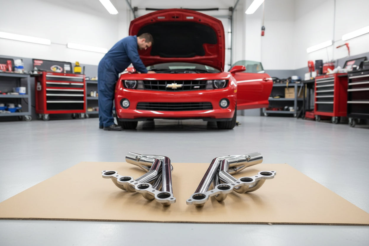 Long Tube Stainless Manifold Headers for Chevy Camaro SS (2010-2015) LS3 6.2L Engine