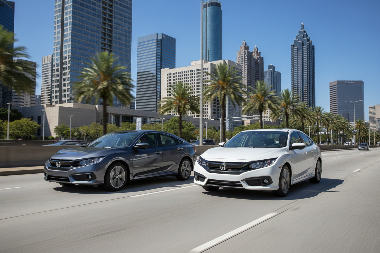 Toma de aire de admisión corta Ram para Honda Civic (2016-2021) con motor turbo de 1.5 L, color rojo