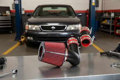 Cold Air Intake For Nissan Maxima (1995-1999) with 3.0L V6 Engine Matte Black Default Title