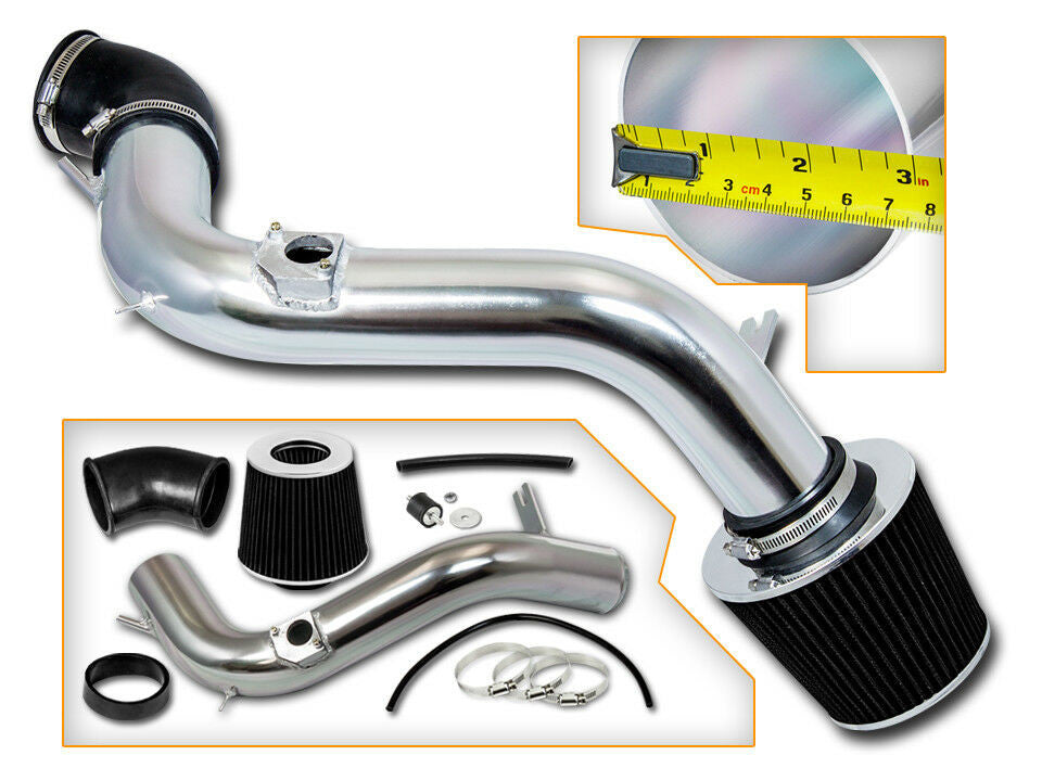 Black Cold Air Intake Kit for Mazda 6 S (2003-2008) with 3.0L V6 Engine
