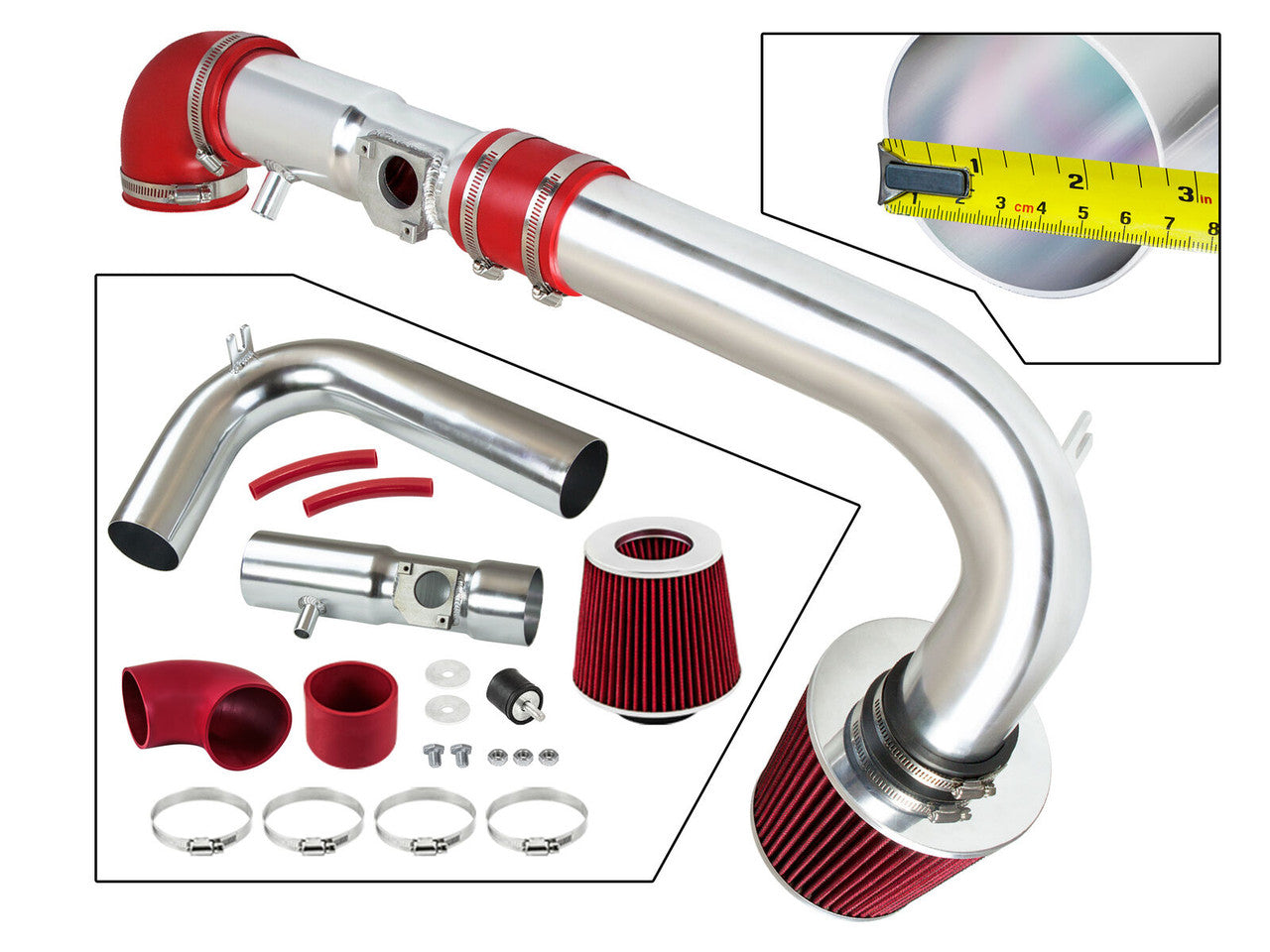 Cold Air Intake Mazda Miata MX5 2006-2009 with 2.0L Engine Red