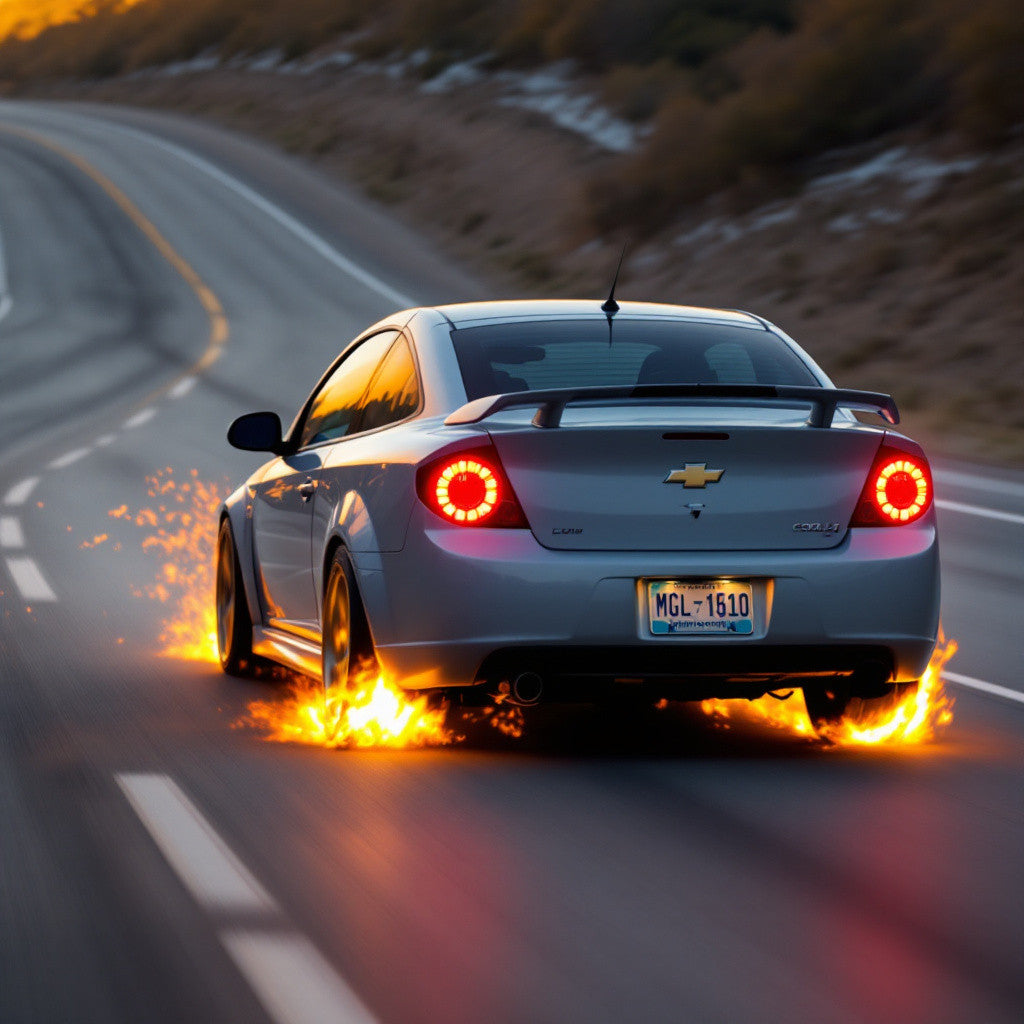 Cold Air Intake Kit +Filter for Chevrolet Cobalt (2005-2010) LT LS with 2.2L / 2.4L 4 Cylinder Engine Chrome