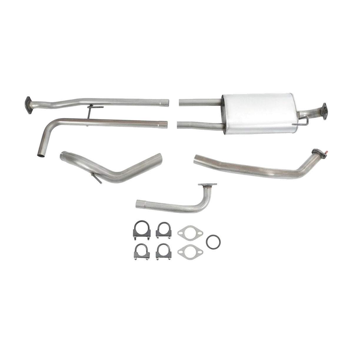 Muffler Exhaust System for Nissan Titan (2007-2015) 5.6L 139.8" Wheelbase