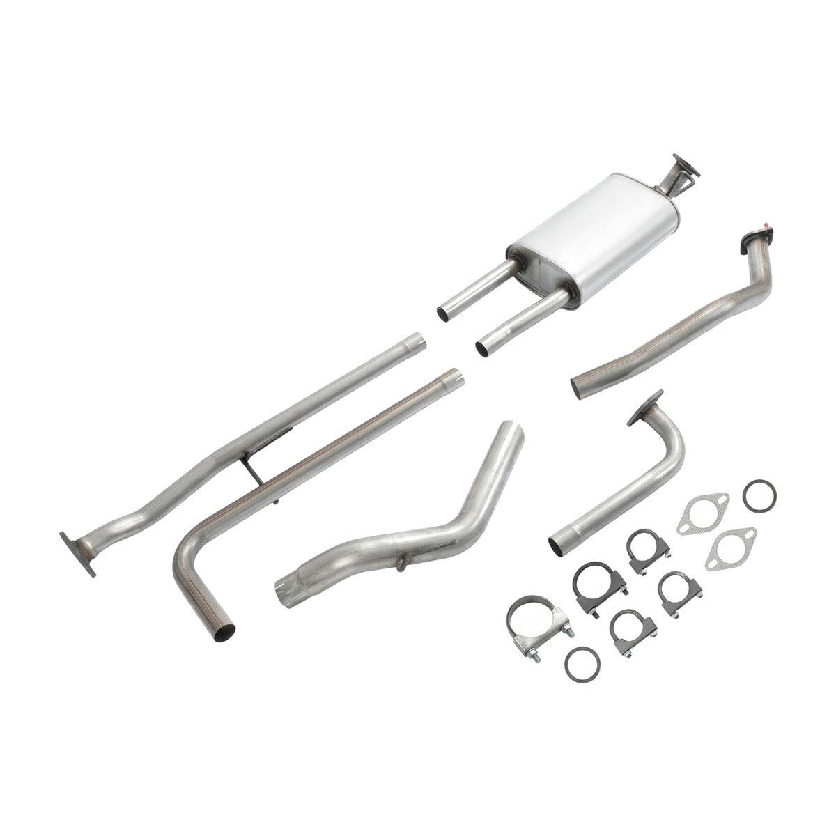 Muffler Exhaust System for Nissan Titan (2007-2015) 5.6L 139.8" Wheelbase