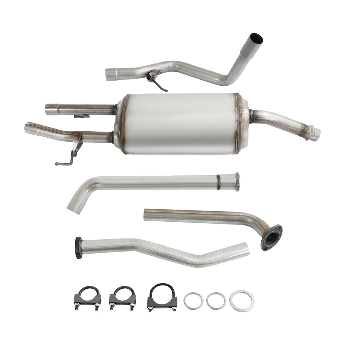 Muffler Exhaust System for Toyota Tundra (2007-2011) 4.0L 4.7L 146" Wheelbase