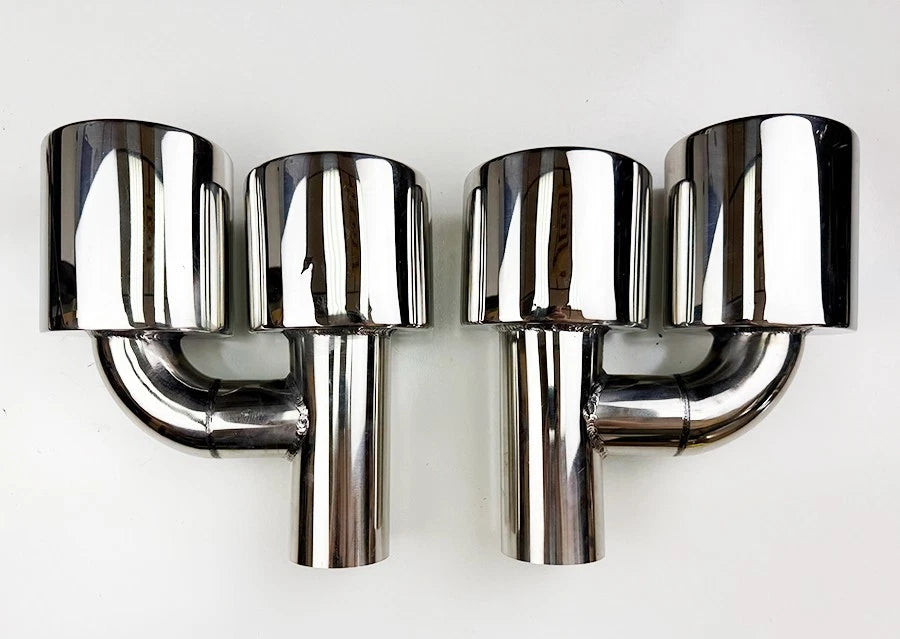 Muffler Exhaust Tips for Mercedes W204 W204 C250 C300 C350 C63 (2008-2014) 