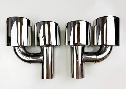 Muffler Exhaust Tips for Mercedes W204 W204 C250 C300 C350 C63 (2008-2014) 