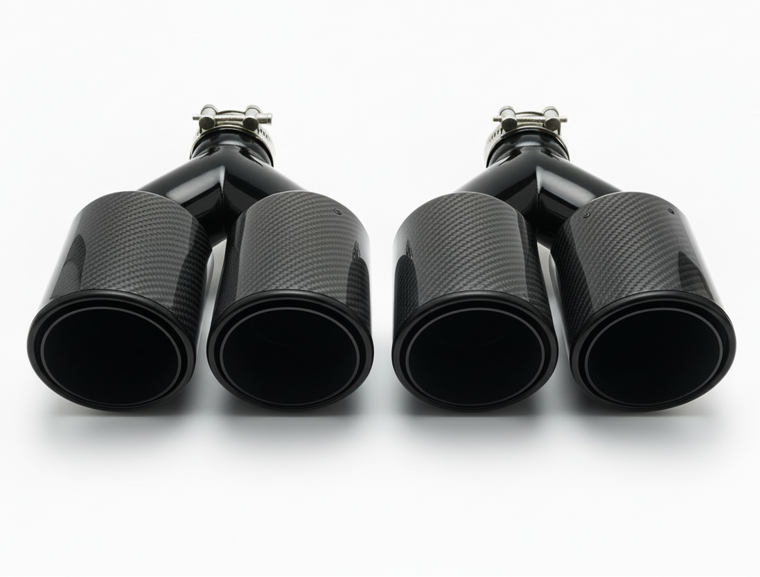 Muffler Tips Carbon for Audi S5 (2008-2016) 3.0L Engine