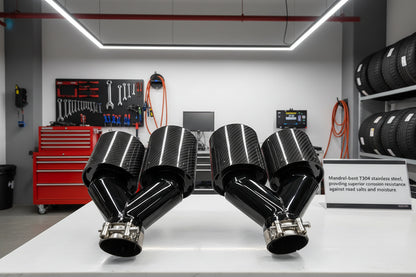 Muffler Tips Carbon for Audi S5 (2008-2016) 3.0L Engine