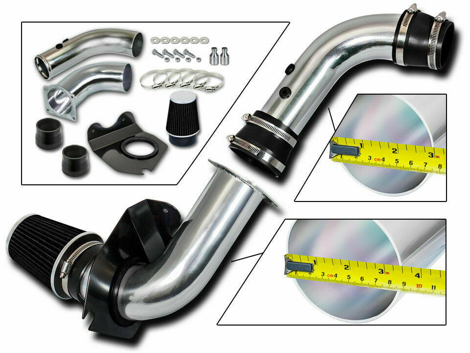Cold Air Intake For Ford Mustang (1994-1998) with 3.8L V6 Engine Black