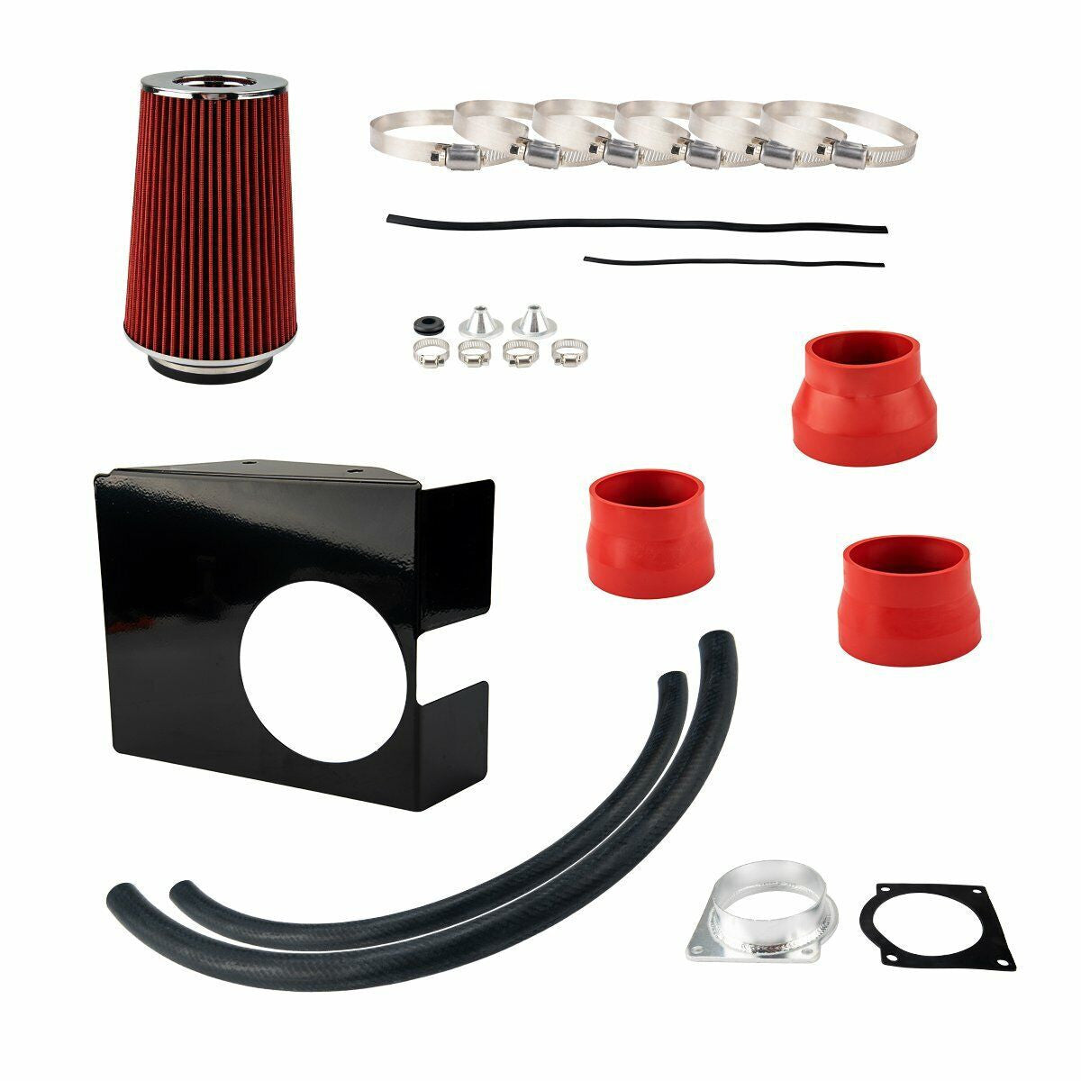 Black Polish Cold Air Intake for Ford F150 and Expedition (1997-2003) 4.6L, 5.4L V8 Engines